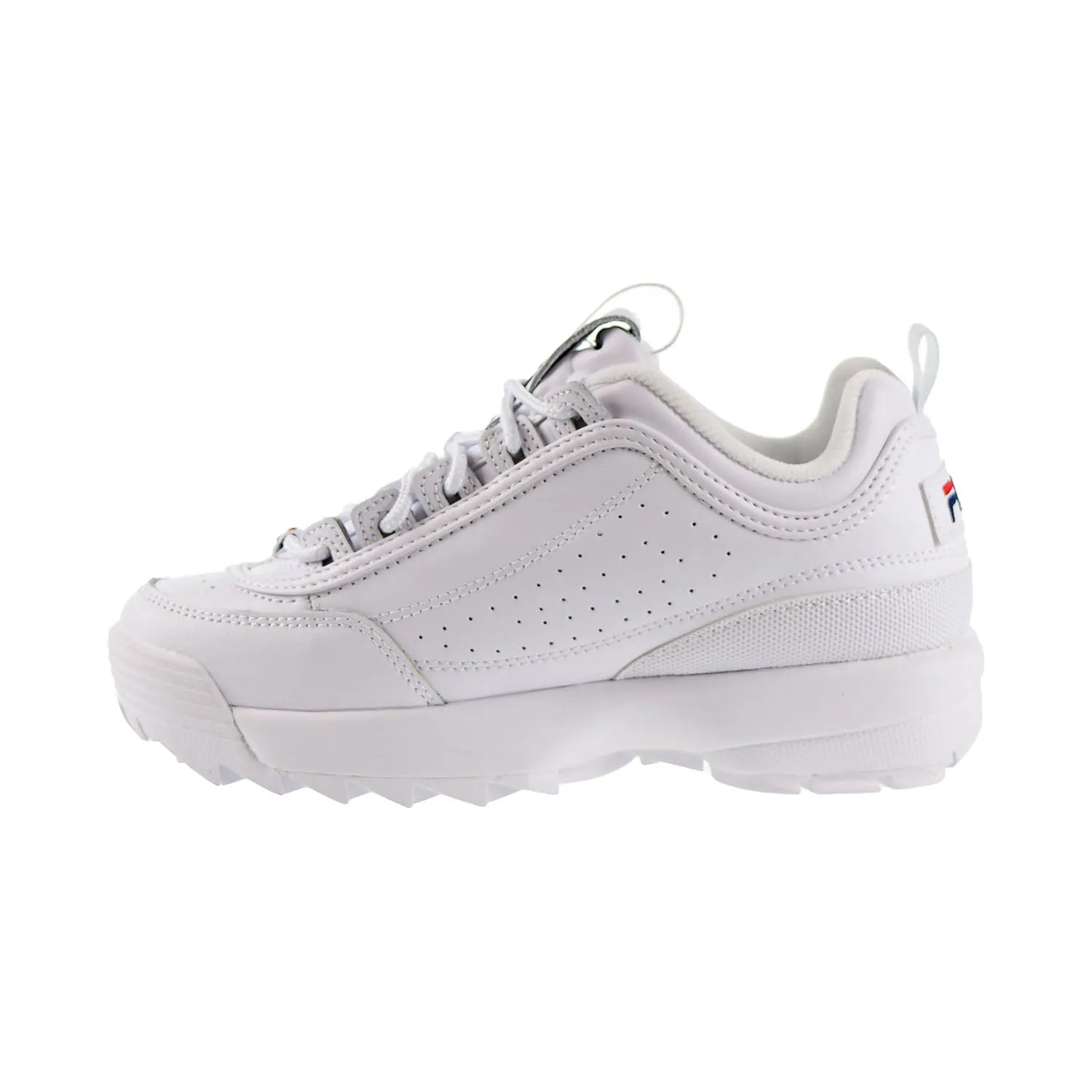 Fila Disrupter 2 Premium Womens Shoes White/Fila Navy/Fila Red