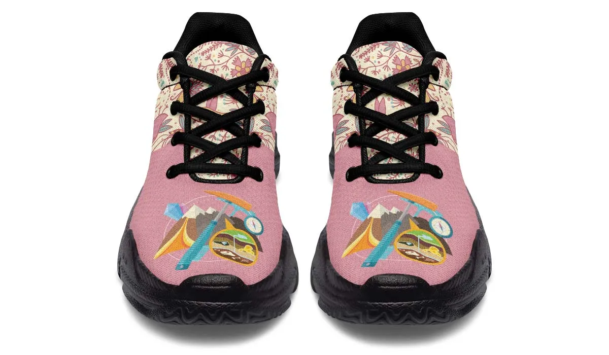 Floral Geology Chunky Sneakers
