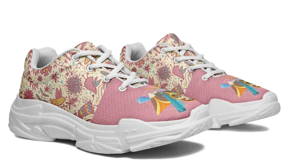 Floral Geology Chunky Sneakers