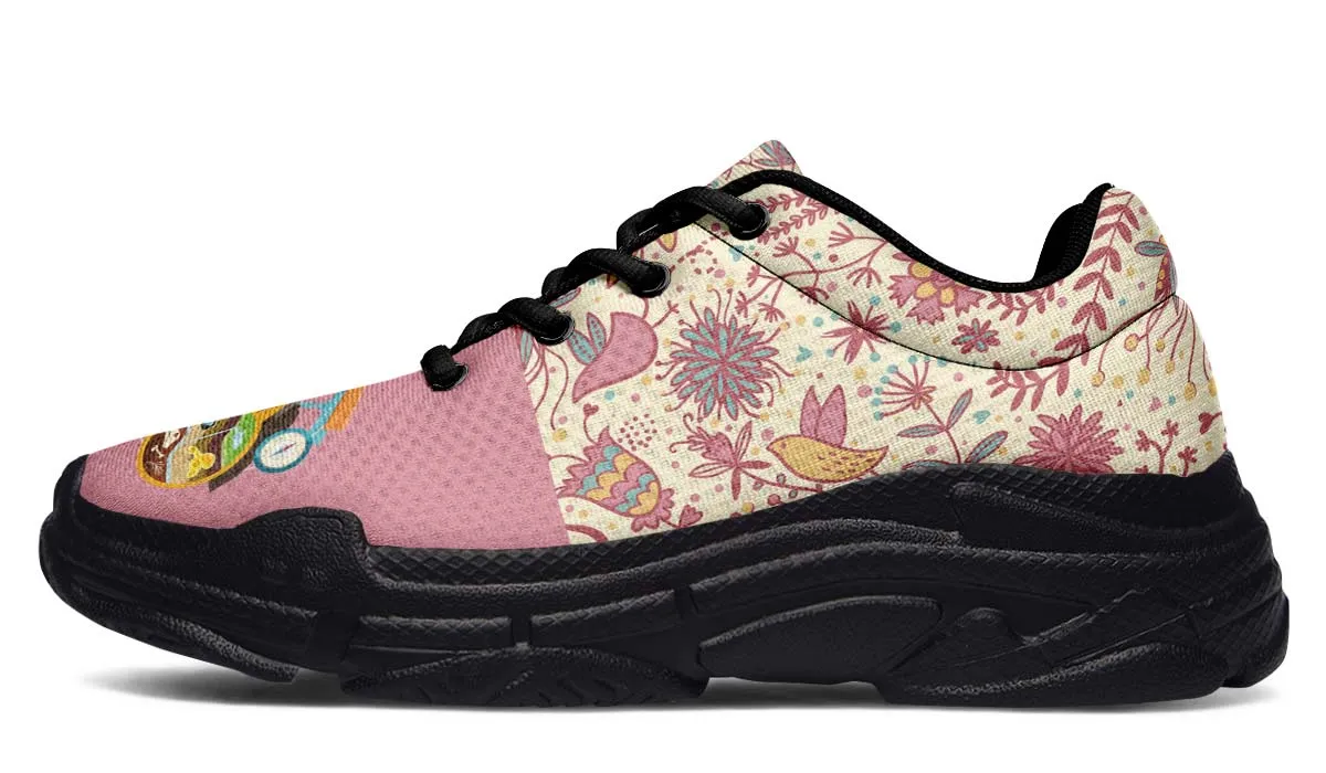 Floral Geology Chunky Sneakers