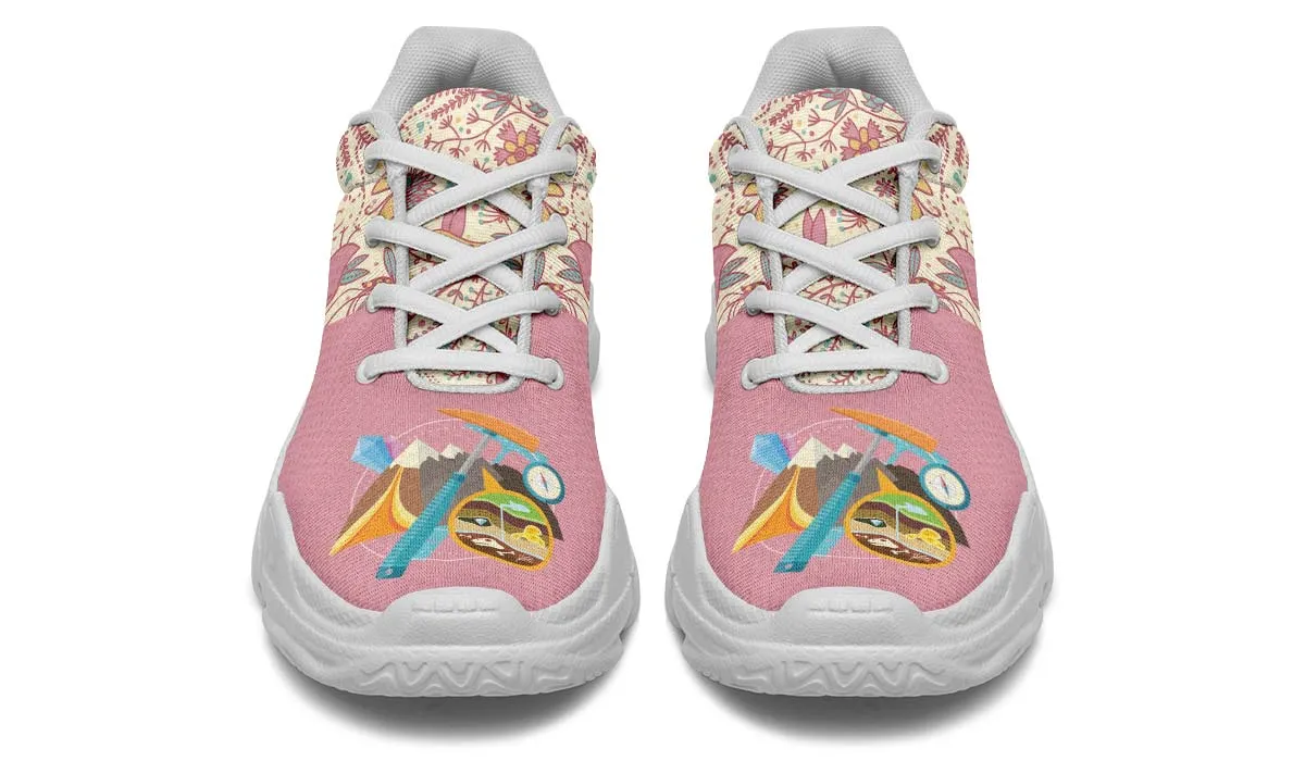 Floral Geology Chunky Sneakers