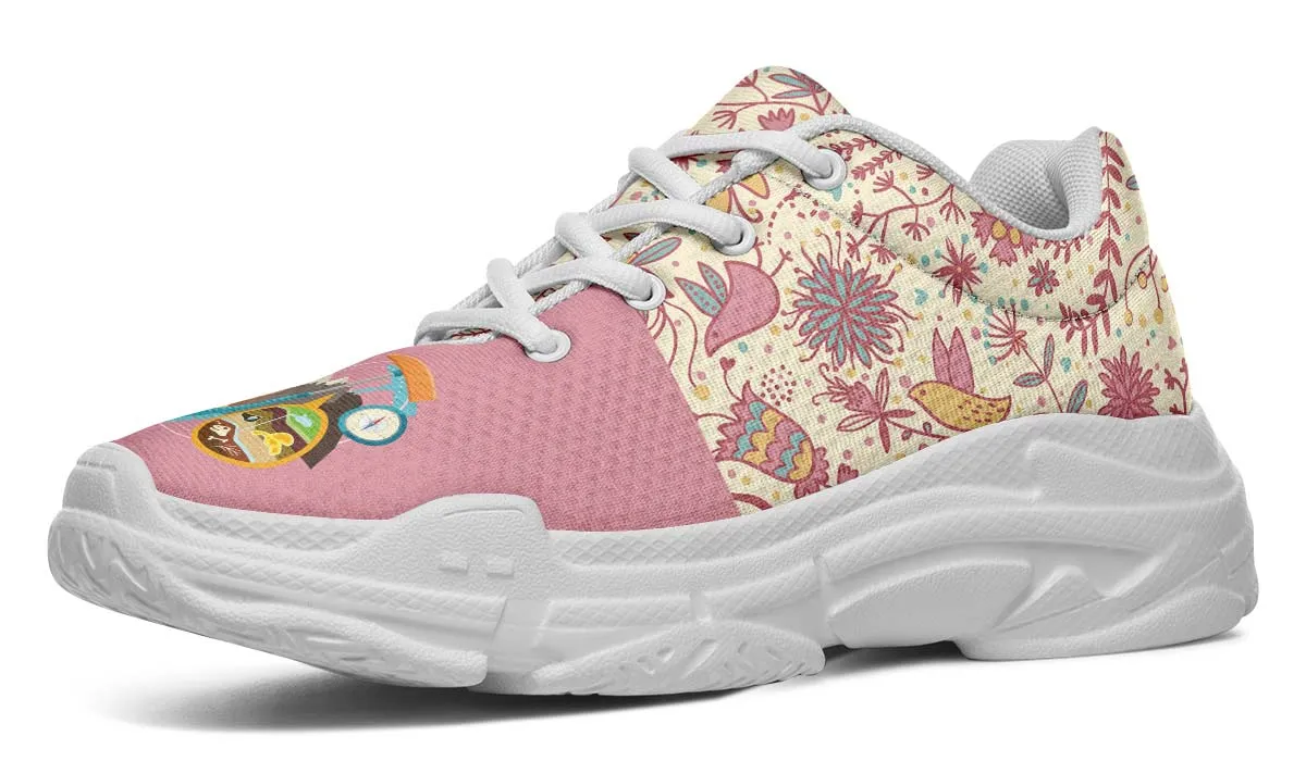 Floral Geology Chunky Sneakers