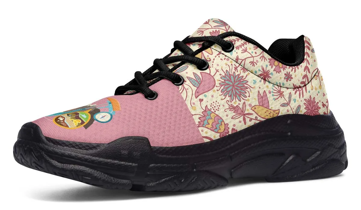 Floral Geology Chunky Sneakers