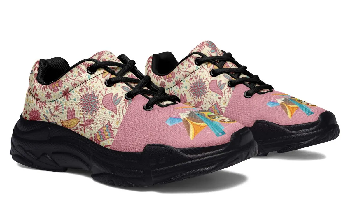 Floral Geology Chunky Sneakers