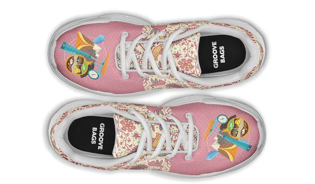 Floral Geology Chunky Sneakers