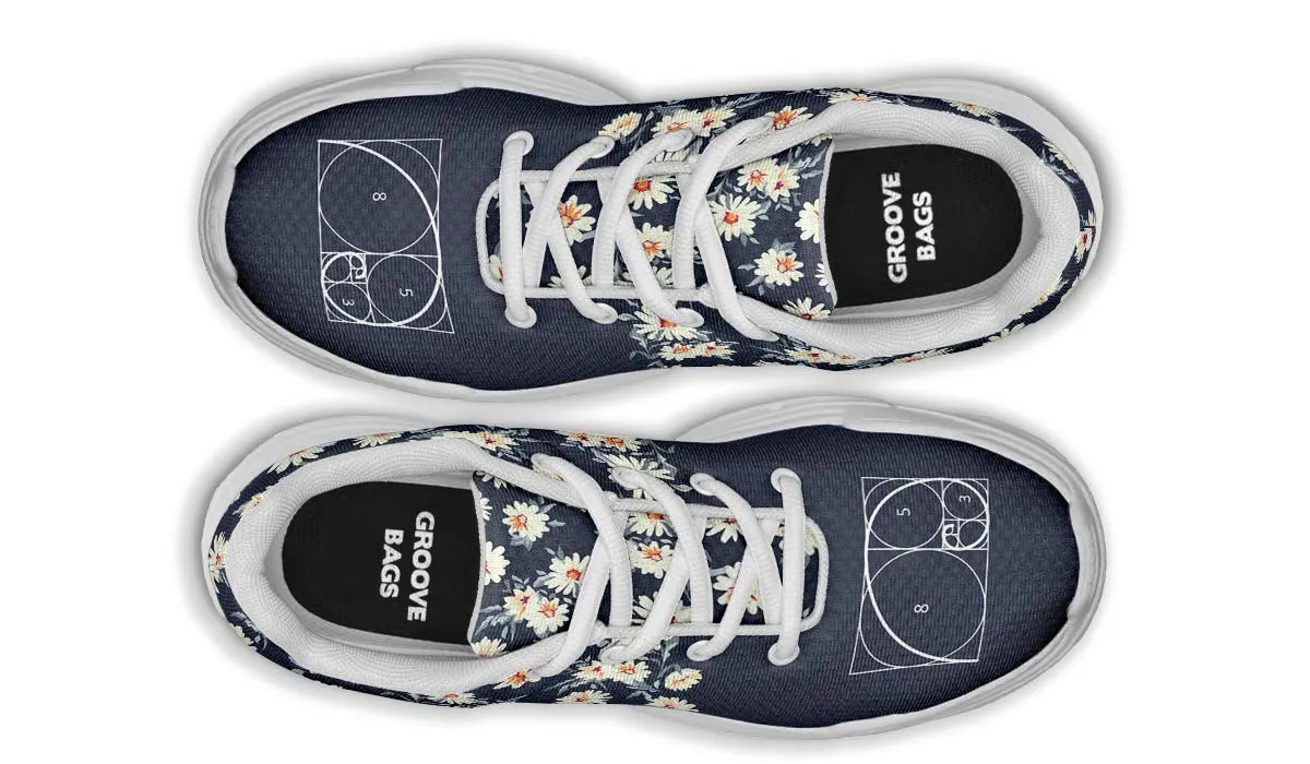 Floral Golden Ratio Chunky Sneakers