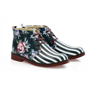 Flowers Ankle Boots NHP111