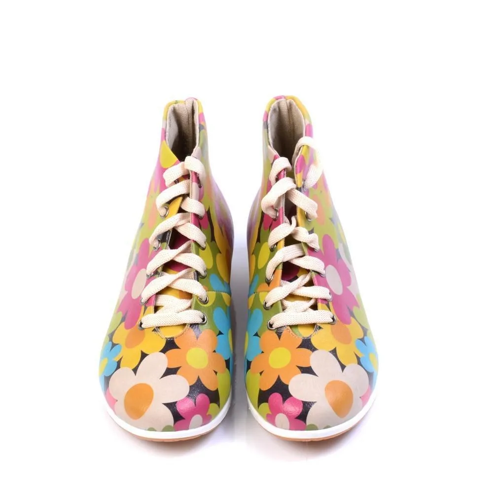 Flowers Short Boots LND1121