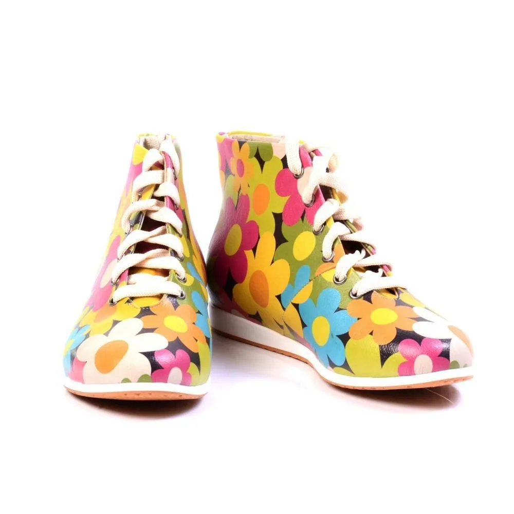 Flowers Short Boots LND1121