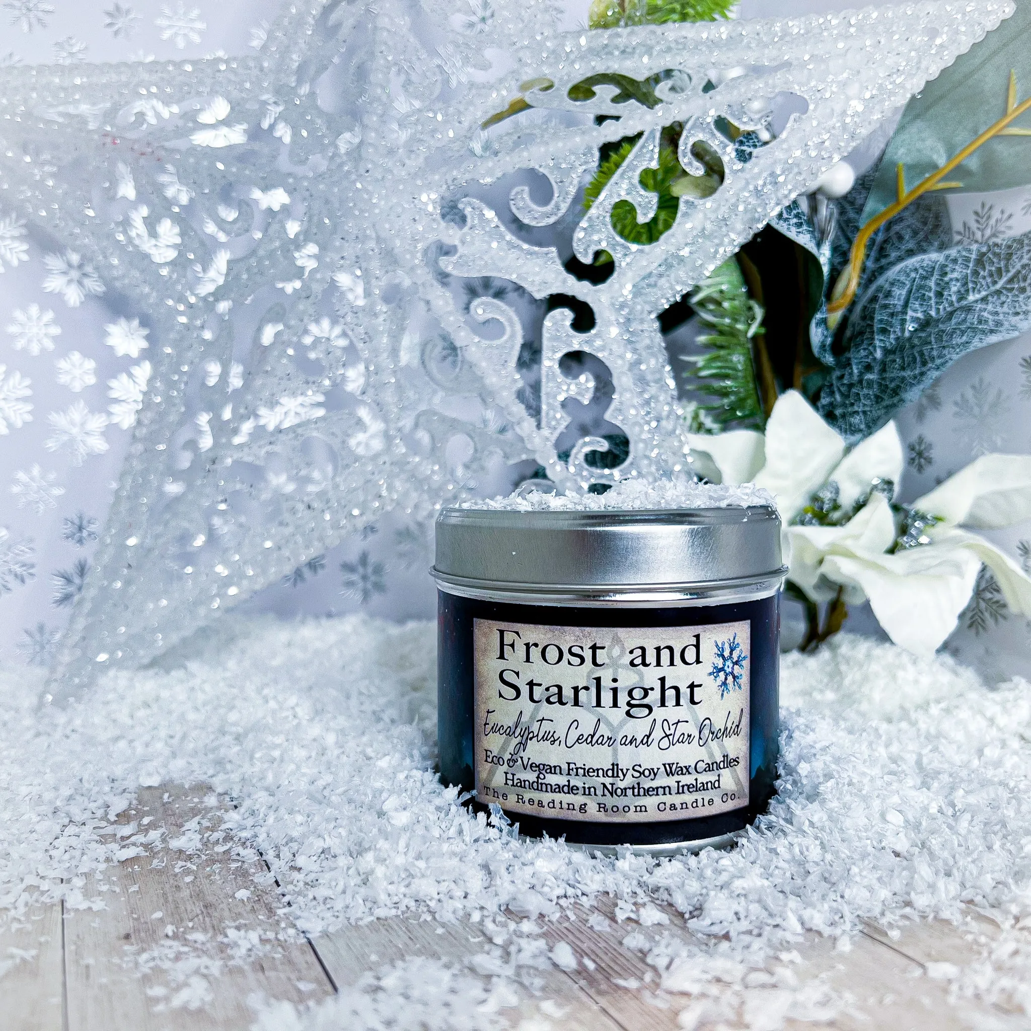 Frost and Starlight Tin-Limited Edition-Eucalyptus, Cedar and Star Orchid