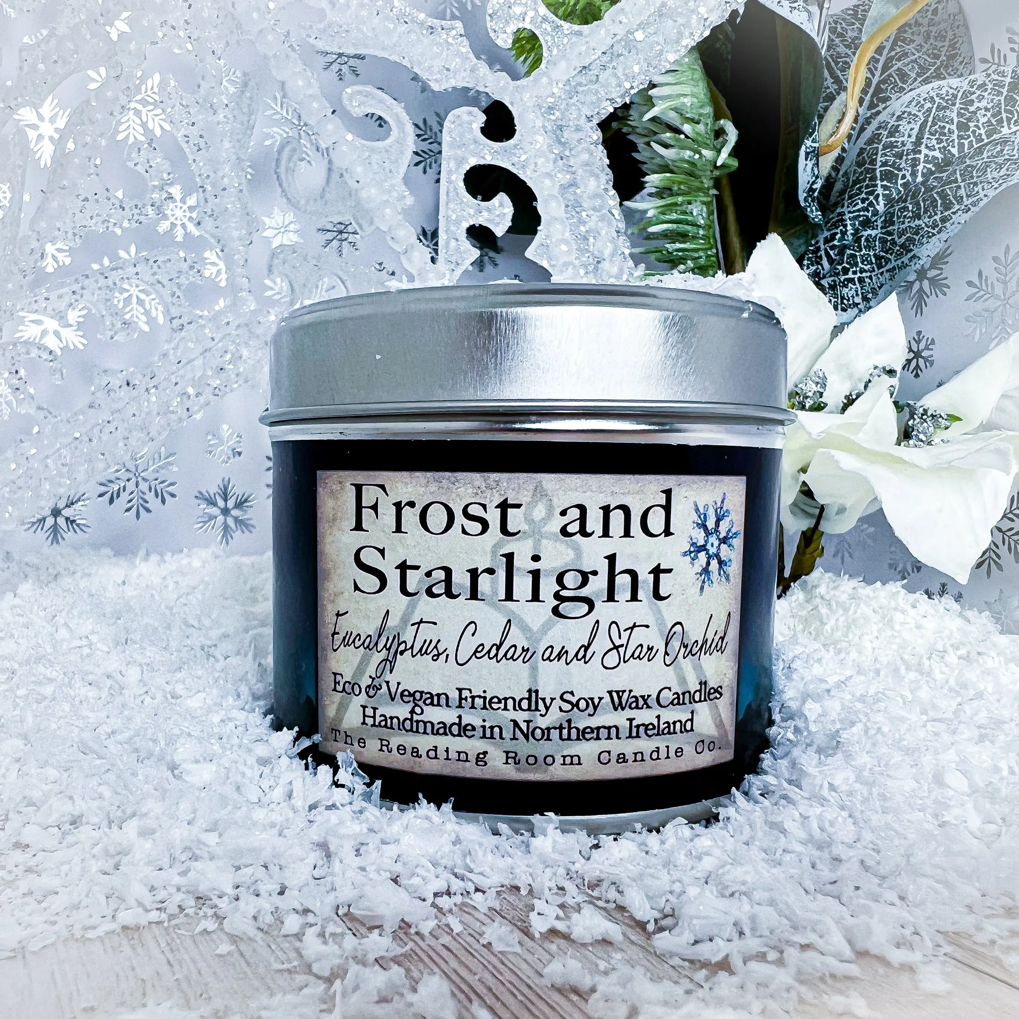 Frost and Starlight Tin-Limited Edition-Eucalyptus, Cedar and Star Orchid