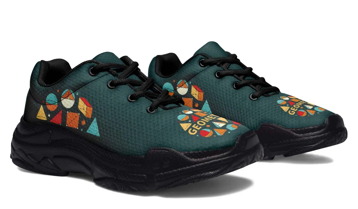 Geometry Lovers Chunky Sneakers