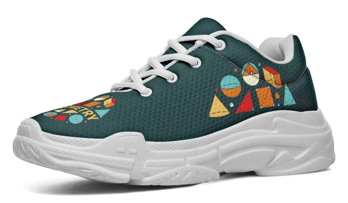 Geometry Lovers Chunky Sneakers