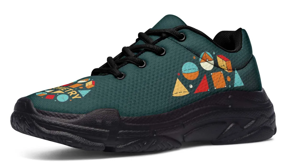 Geometry Lovers Chunky Sneakers