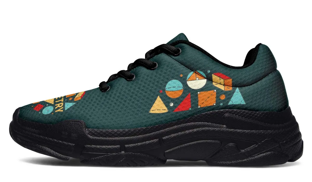 Geometry Lovers Chunky Sneakers