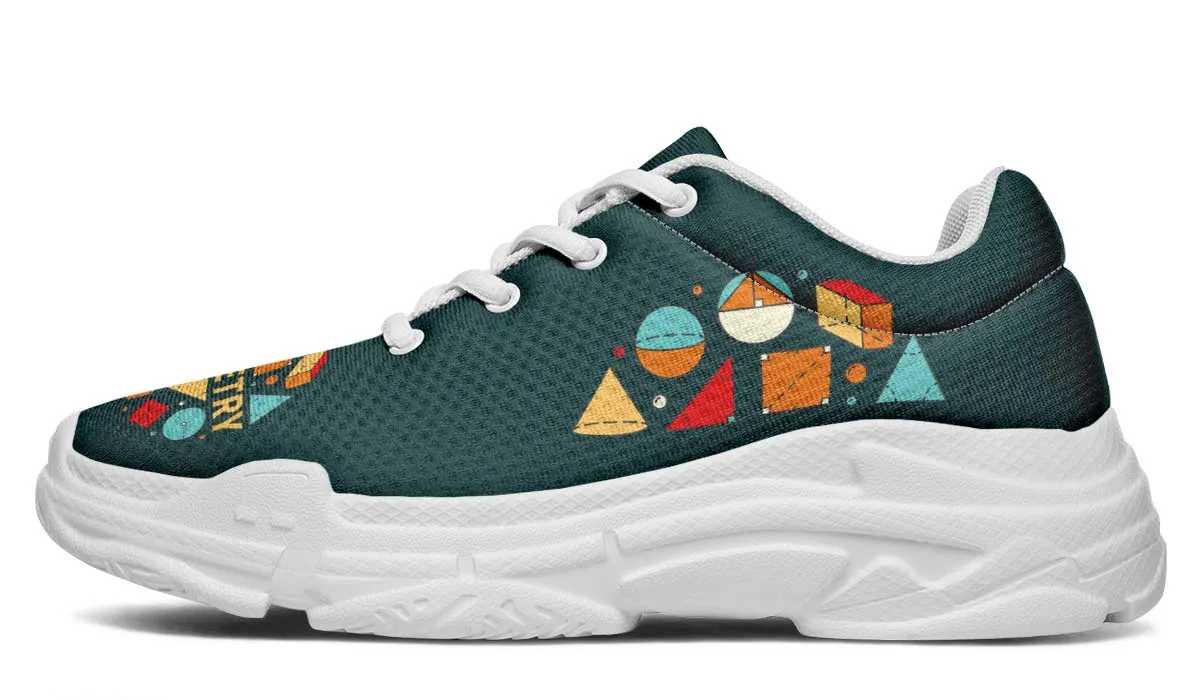 Geometry Lovers Chunky Sneakers