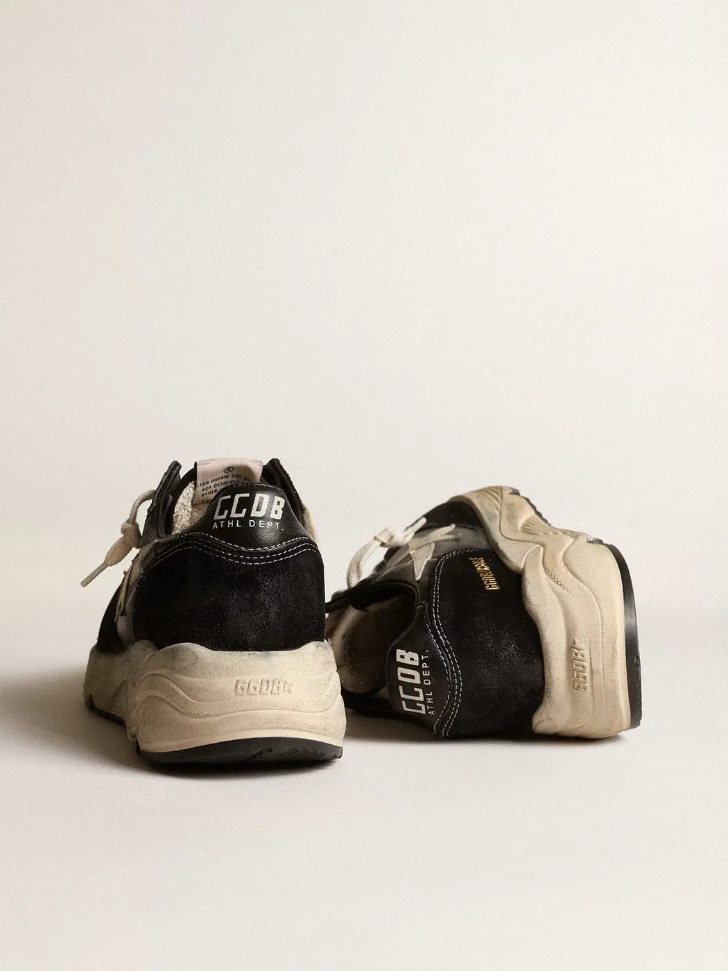 Golden Goose - Sneakers Running Sole - Noir/Blanc