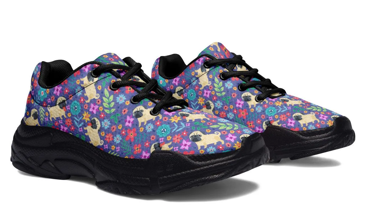 Groovy Pug Chunky Sneakers