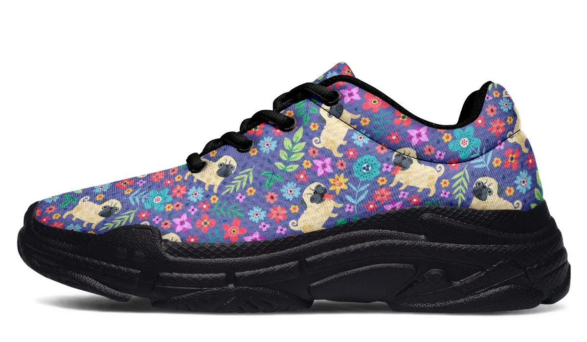 Groovy Pug Chunky Sneakers