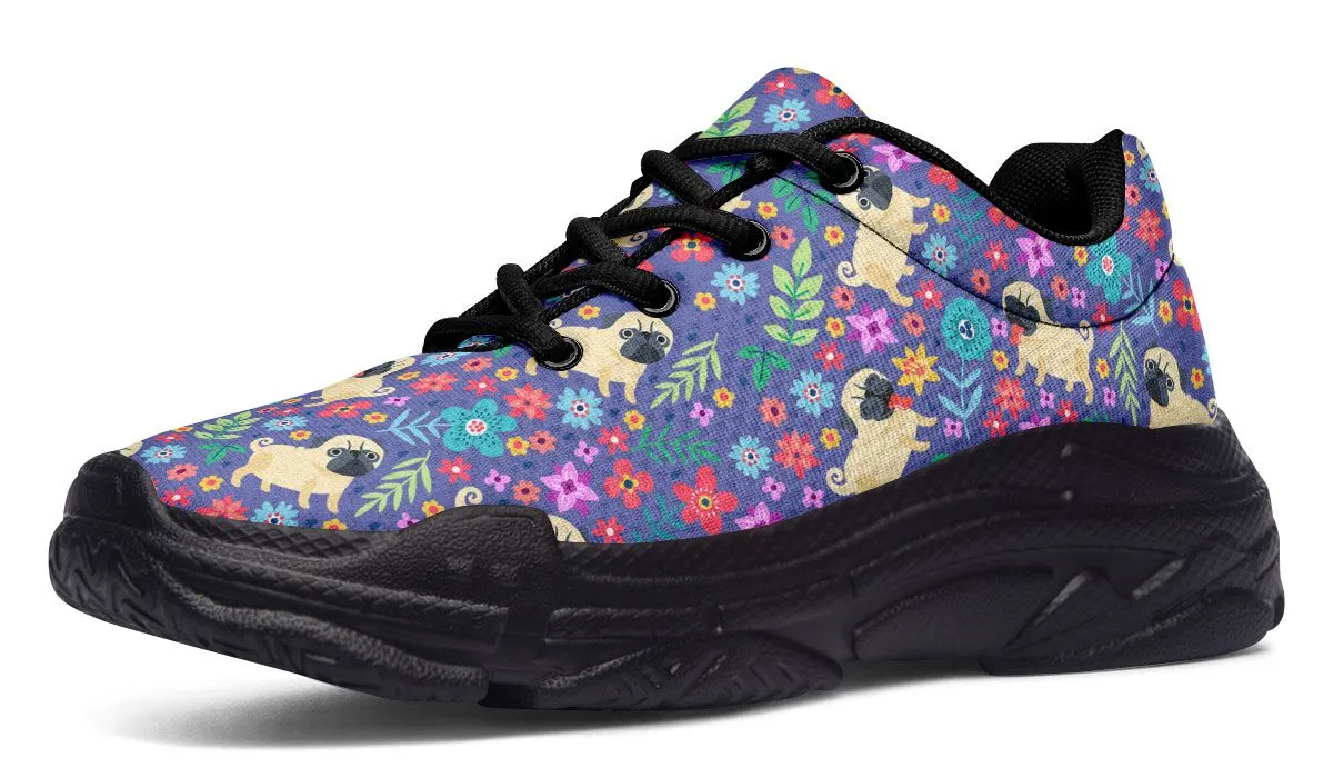 Groovy Pug Chunky Sneakers