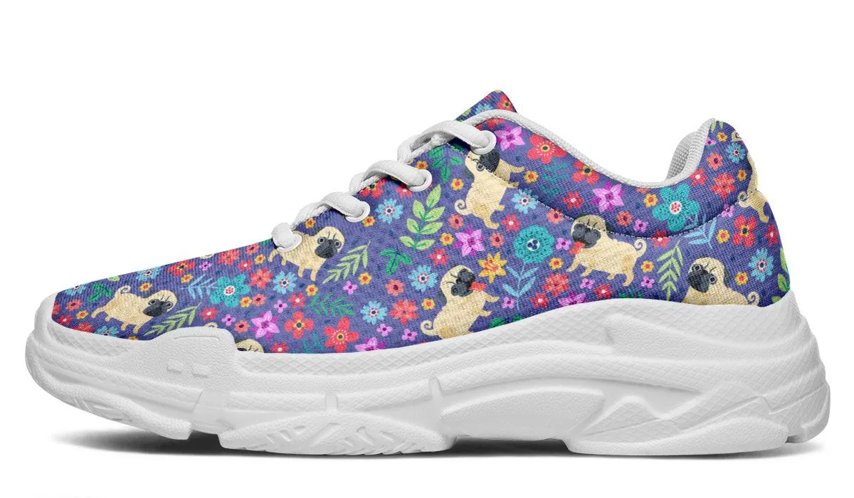 Groovy Pug Chunky Sneakers