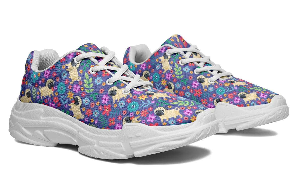 Groovy Pug Chunky Sneakers