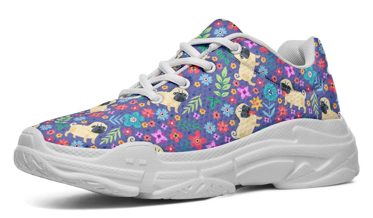 Groovy Pug Chunky Sneakers