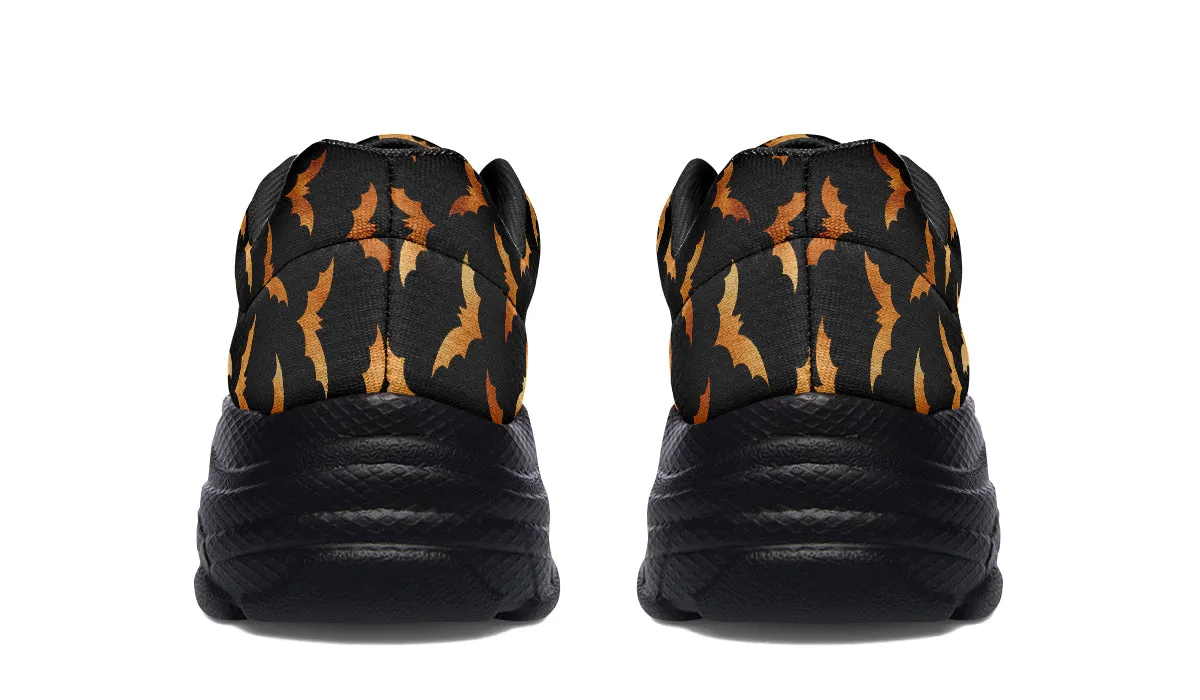 Halloween Bats Chunky Sneakers