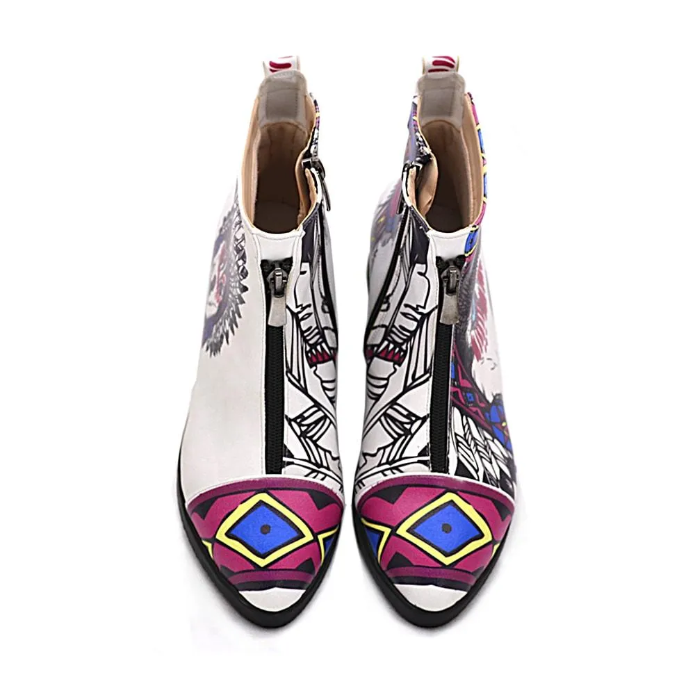 Indian Wolf Short Boots WFER105