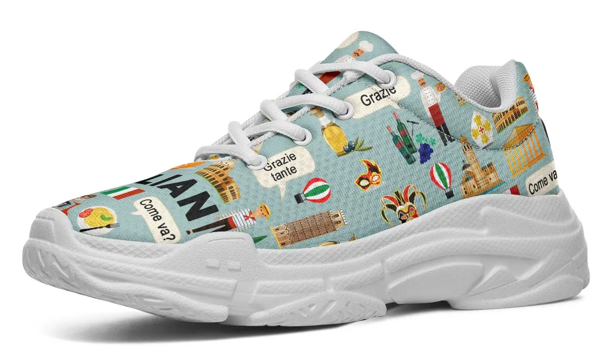 Italian Teacher Chunky Sneakers