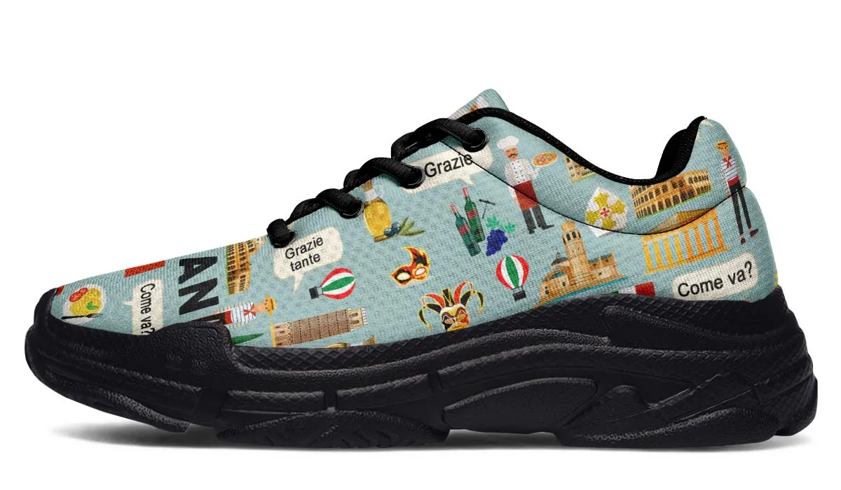 Italian Teacher Chunky Sneakers