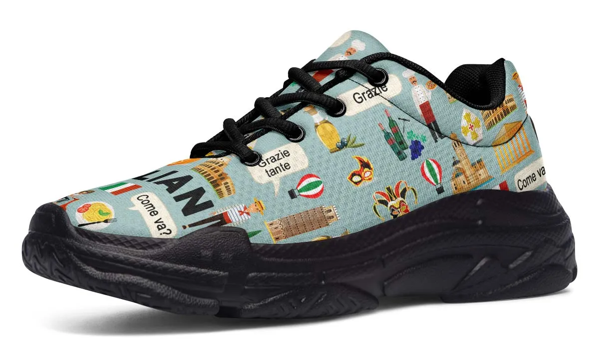 Italian Teacher Chunky Sneakers