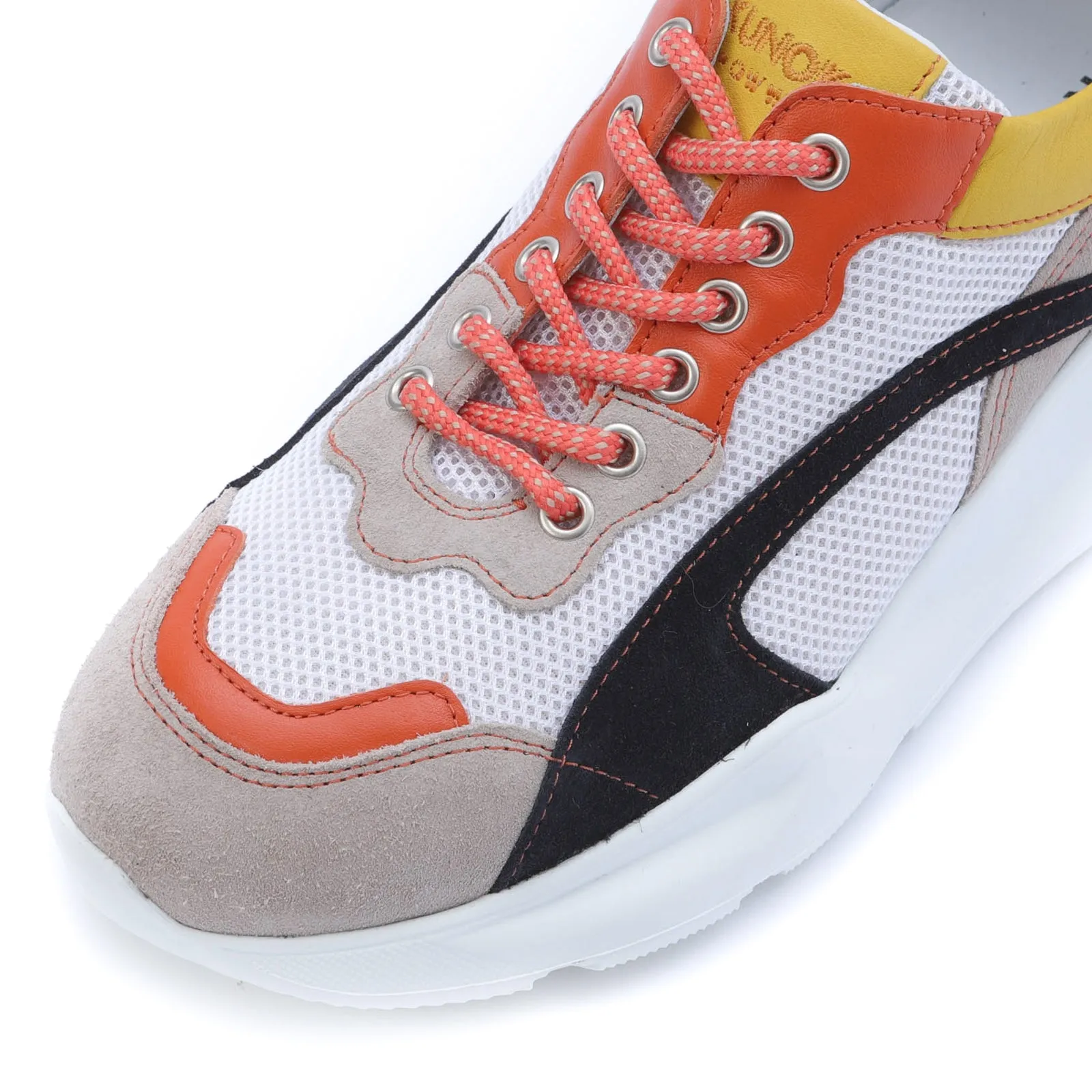 IZZI platform sneaker - yellow and orange