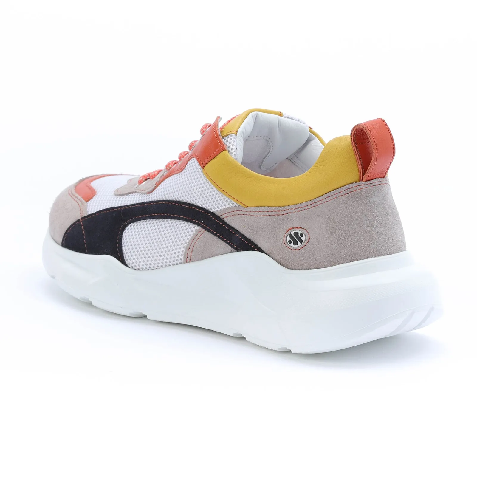 IZZI platform sneaker - yellow and orange