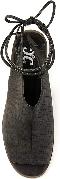 Journee Collection Women's Blanch Bobbi Slingback Sandal  Color Black Size 9M
