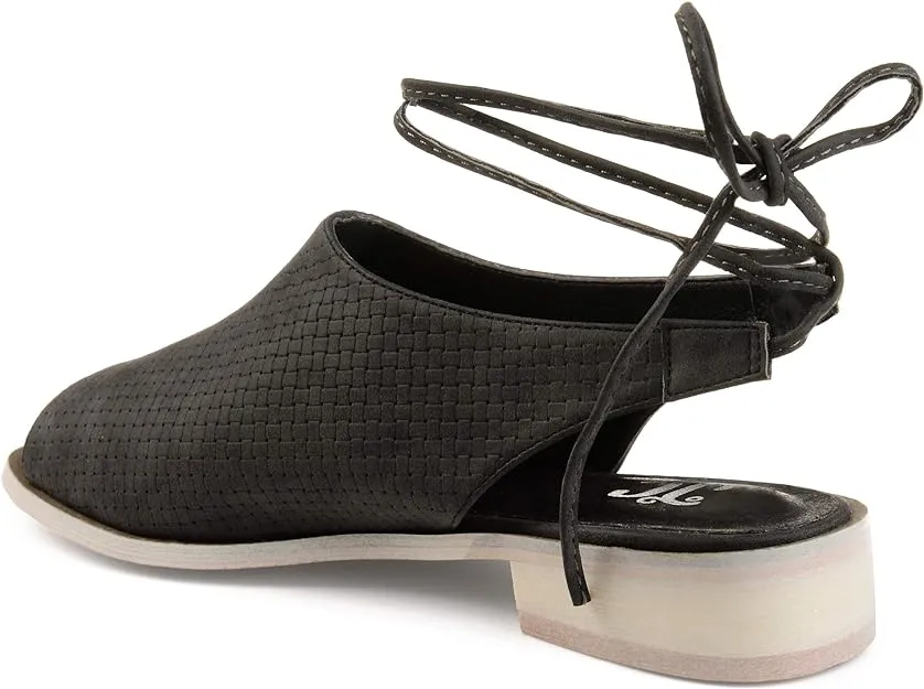 Journee Collection Women's Blanch Bobbi Slingback Sandal  Color Black Size 9M