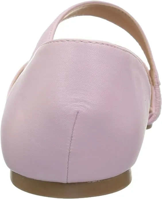 Journee Collection Women's Cross Strap Pointed Toe Flat  Color Pink Size 8M