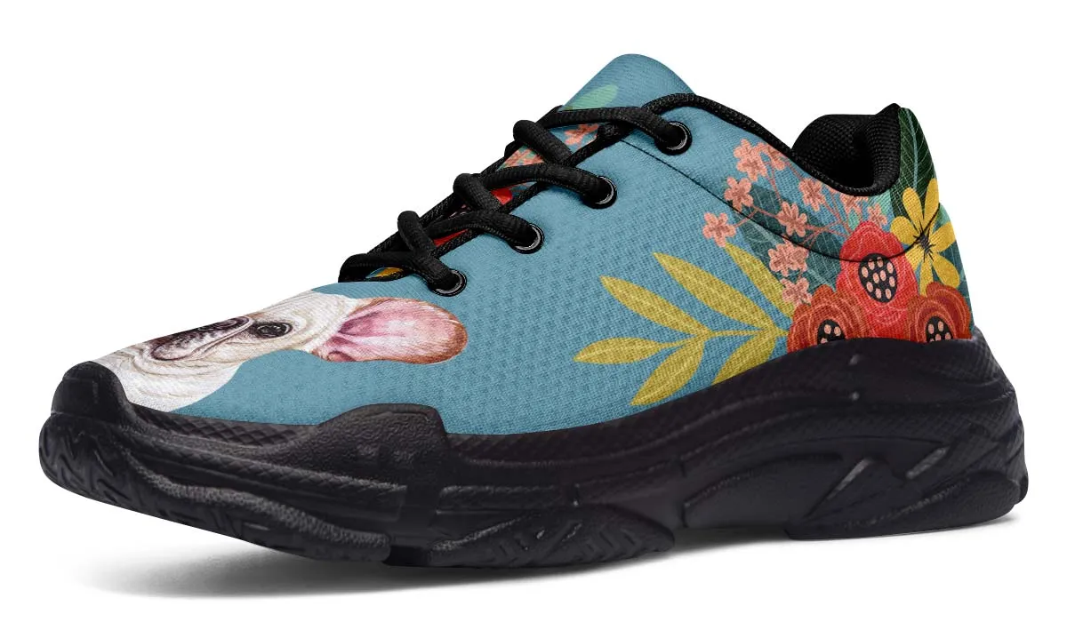 Joyful French Bulldog Chunky Sneakers