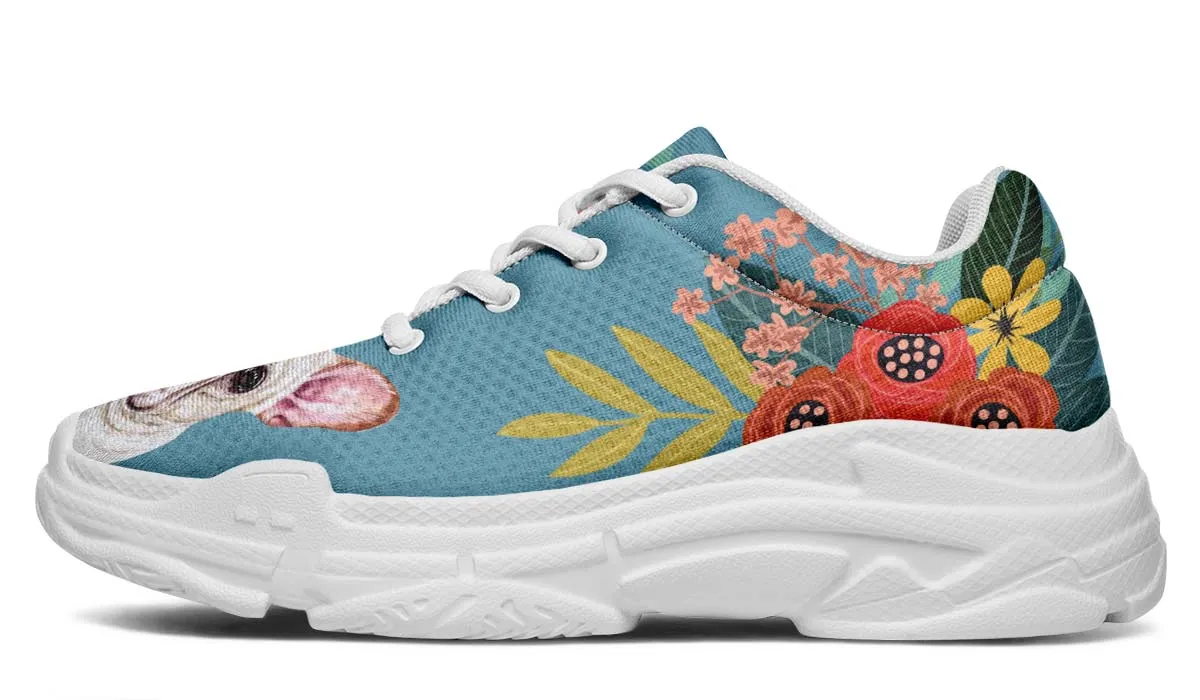 Joyful French Bulldog Chunky Sneakers