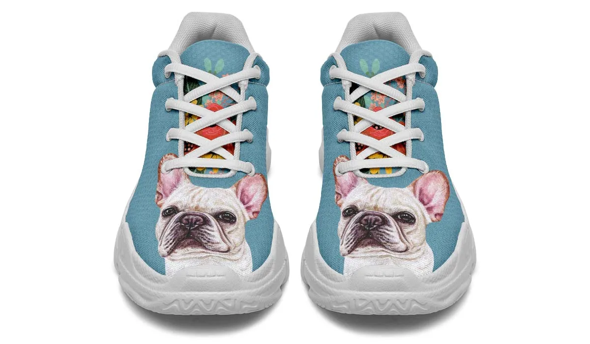 Joyful French Bulldog Chunky Sneakers