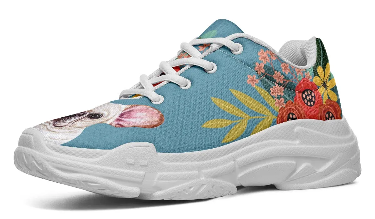 Joyful French Bulldog Chunky Sneakers