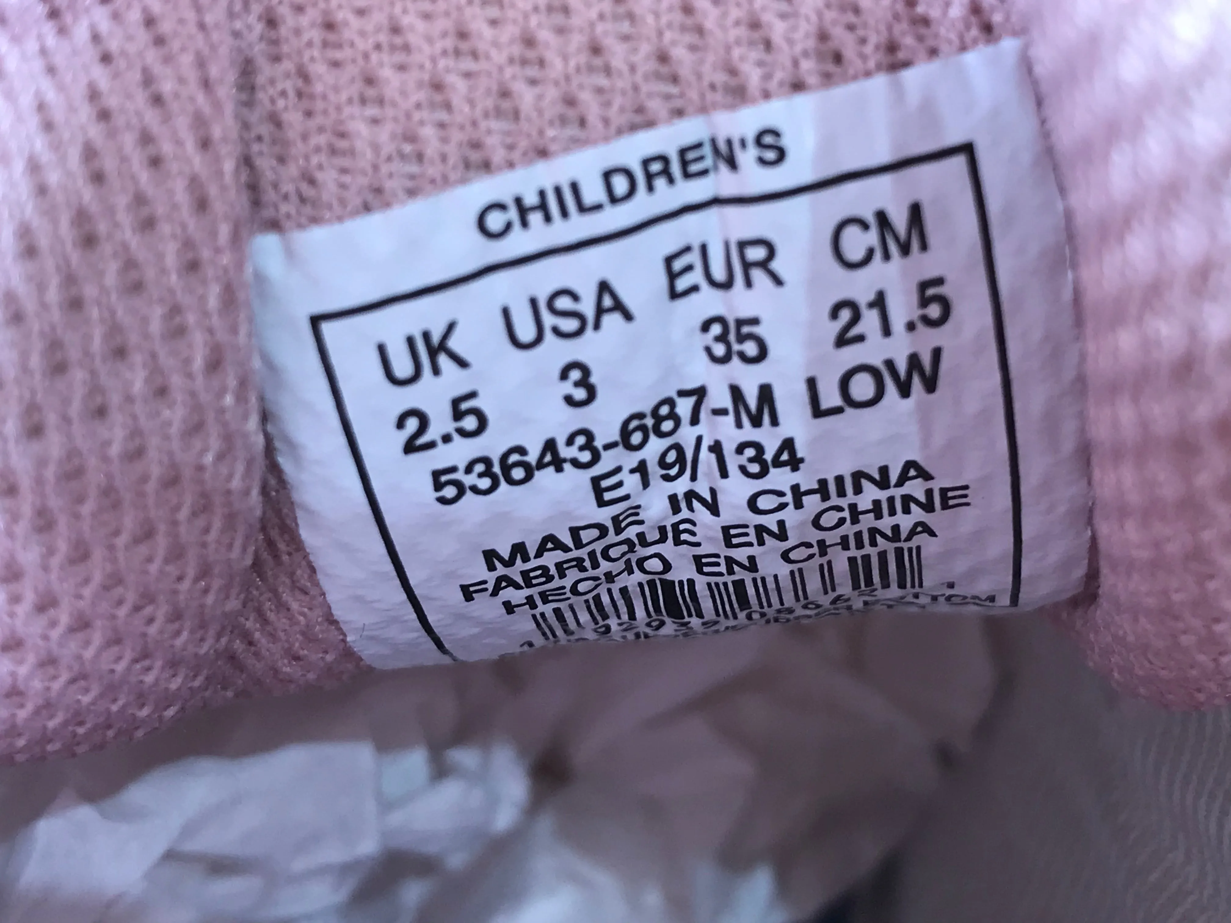 K SWISS KAY SWISS COURT STYLE Kids Size 3 Athletic Shoes Sneakers