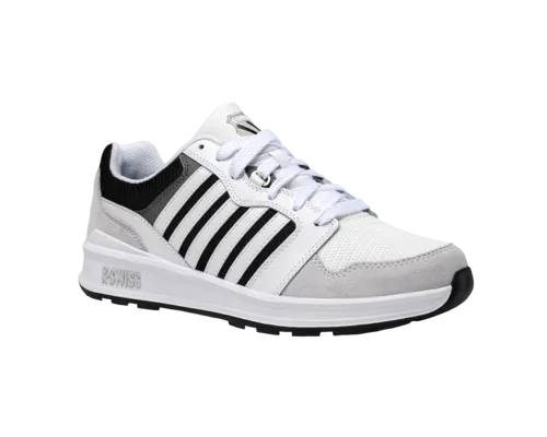 K-Swiss Men's Rival Trainer T White Black Lunar Rock Shoes