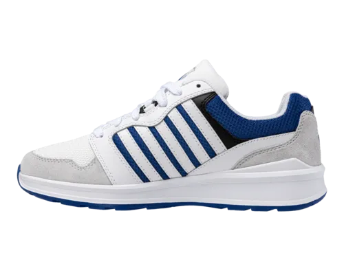 K-Swiss Men's Rival Trainer T White Classic Blue Lunar Rock Shoes
