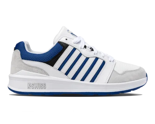 K-Swiss Men's Rival Trainer T White Classic Blue Lunar Rock Shoes