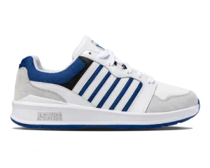 K-Swiss Men's Rival Trainer T White Classic Blue Lunar Rock Shoes