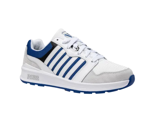 K-Swiss Men's Rival Trainer T White Classic Blue Lunar Rock Shoes