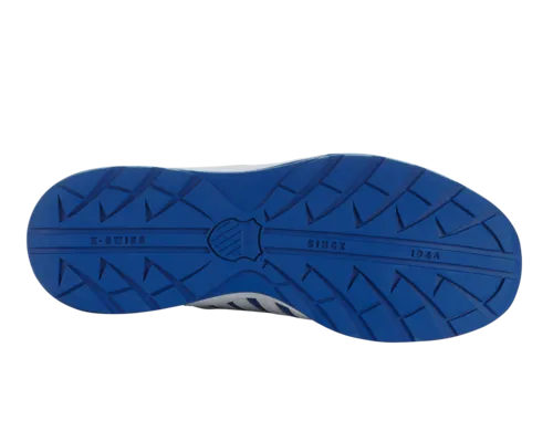 K-Swiss Men's Rival Trainer T White Classic Blue Lunar Rock Shoes