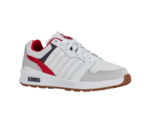 K-Swiss Men's Rival Trainer T White Corporate Gum Shoes