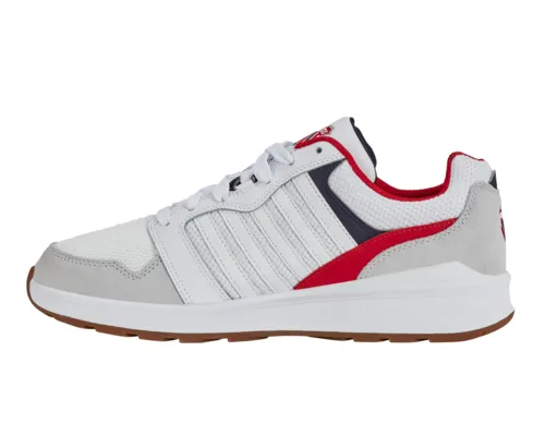 K-Swiss Men's Rival Trainer T White Corporate Gum Shoes